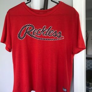 Young and Reckless crop top